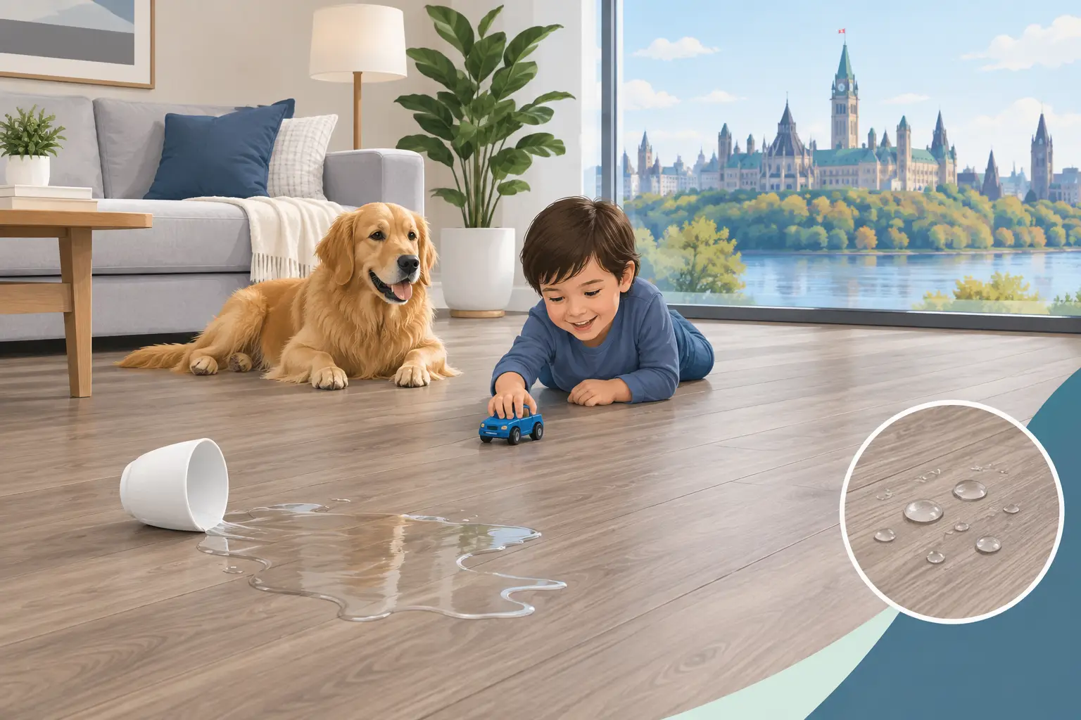 Waterproof Laminate Flooring Ottawa for Busy Homes